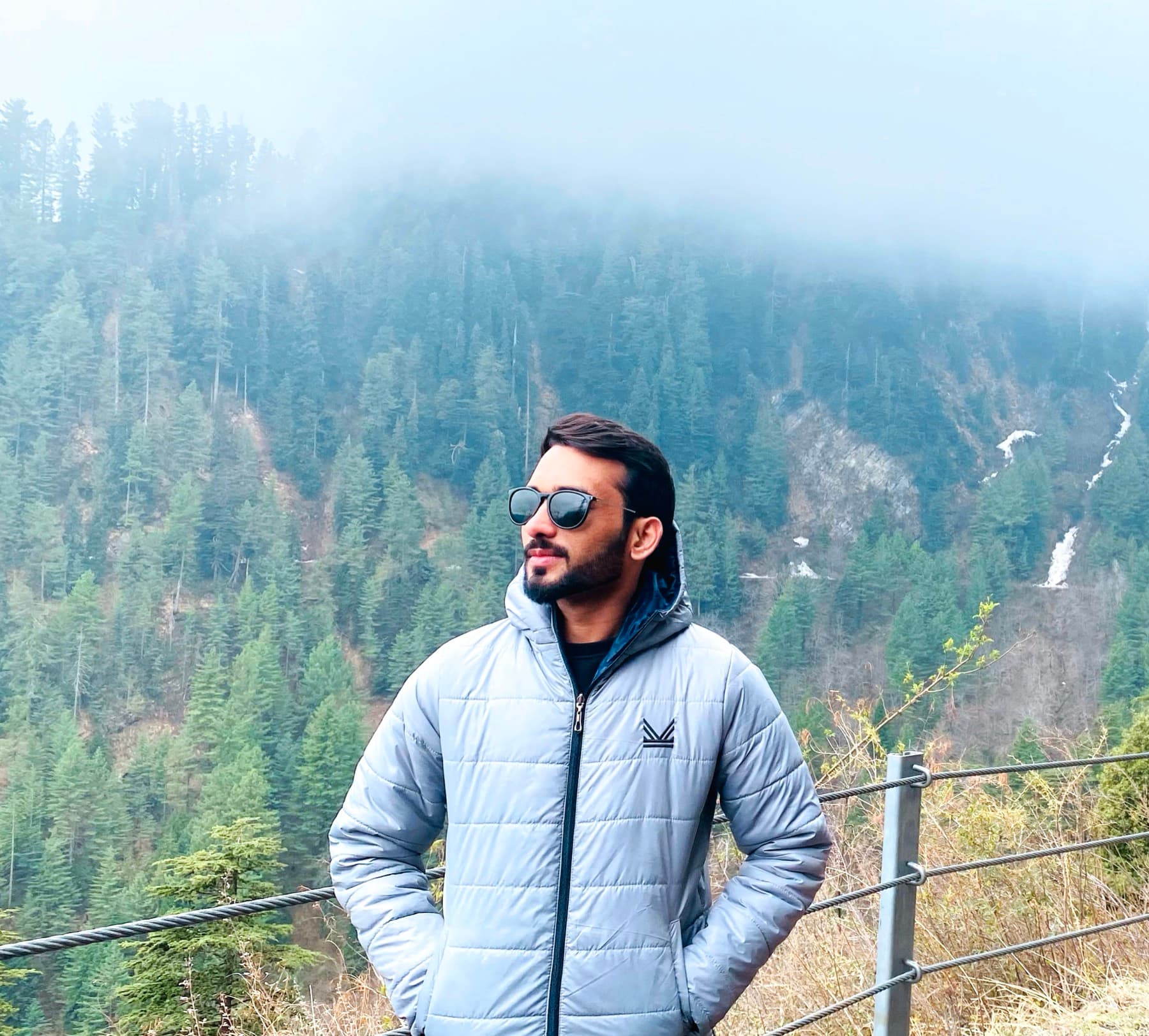 Cloud rolling over the pine ridge — Galiyat fog rarely waits.